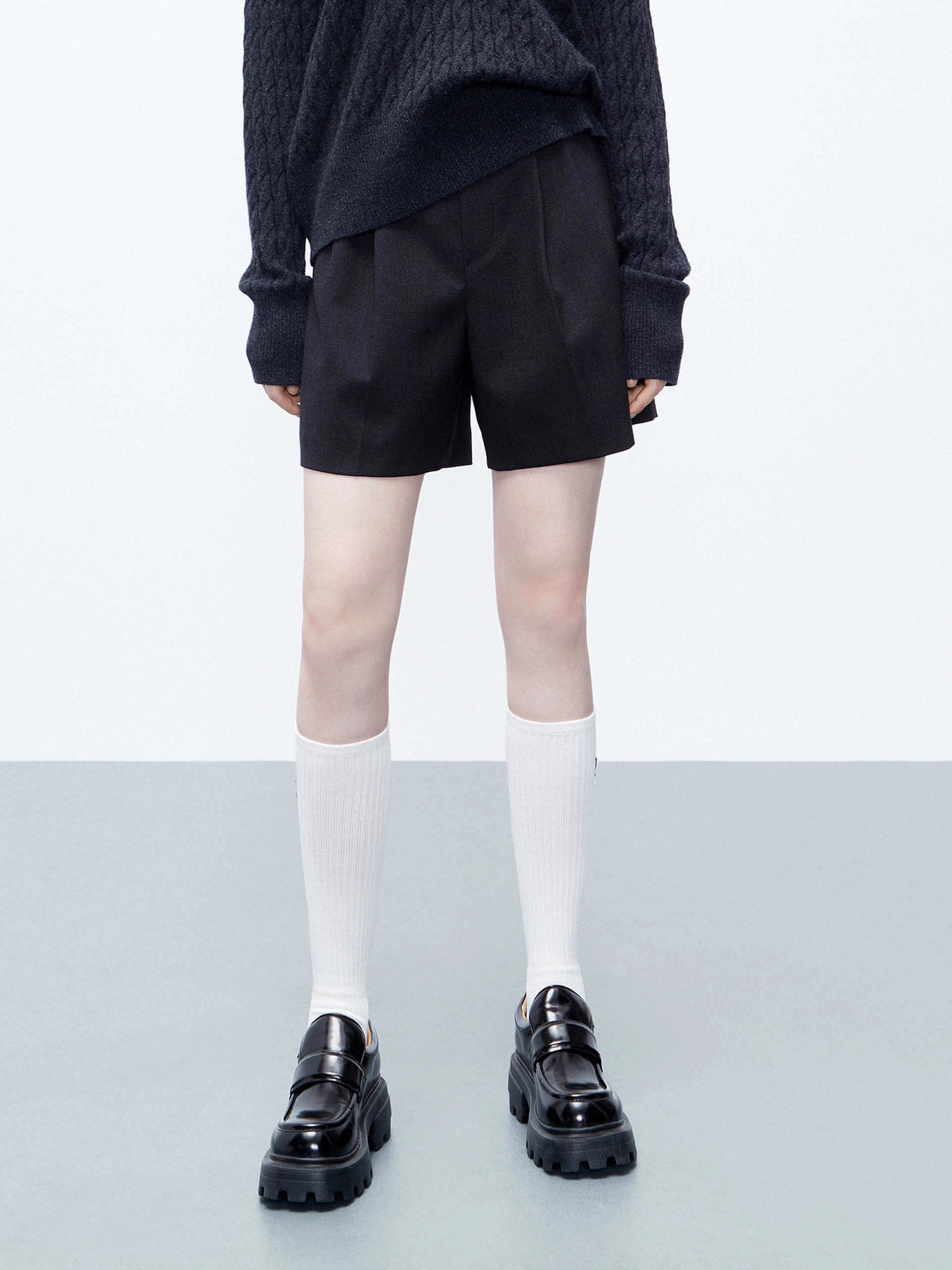Wool Tailored Shorts Odor-resistant