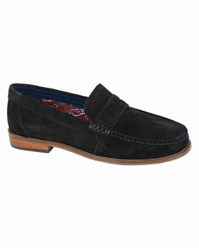 Roamers Mens Slip On Casual Suede Loafer Motion Ease