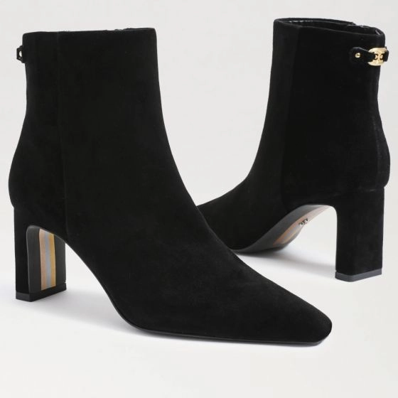 Fleece Soft Mid Length Sam Edelman Saige Boot in Black