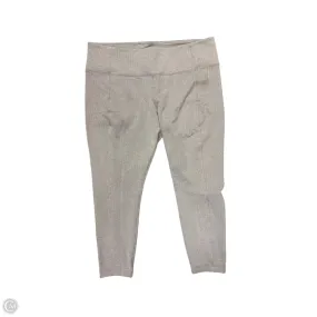 Athletic Pants By Athleta In Beige, Size: 2x Non Irritating