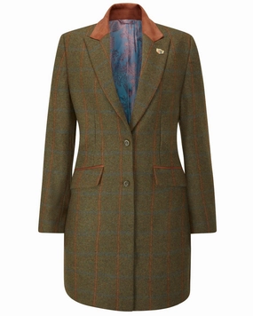 Alan Paine Combrook Ladies Mid Thigh Coat Recycled Material