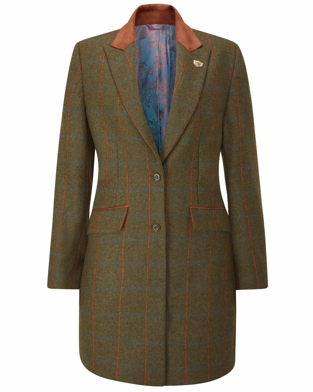 Alan Paine Combrook Ladies Mid Thigh Coat Flexible Fiber Fill