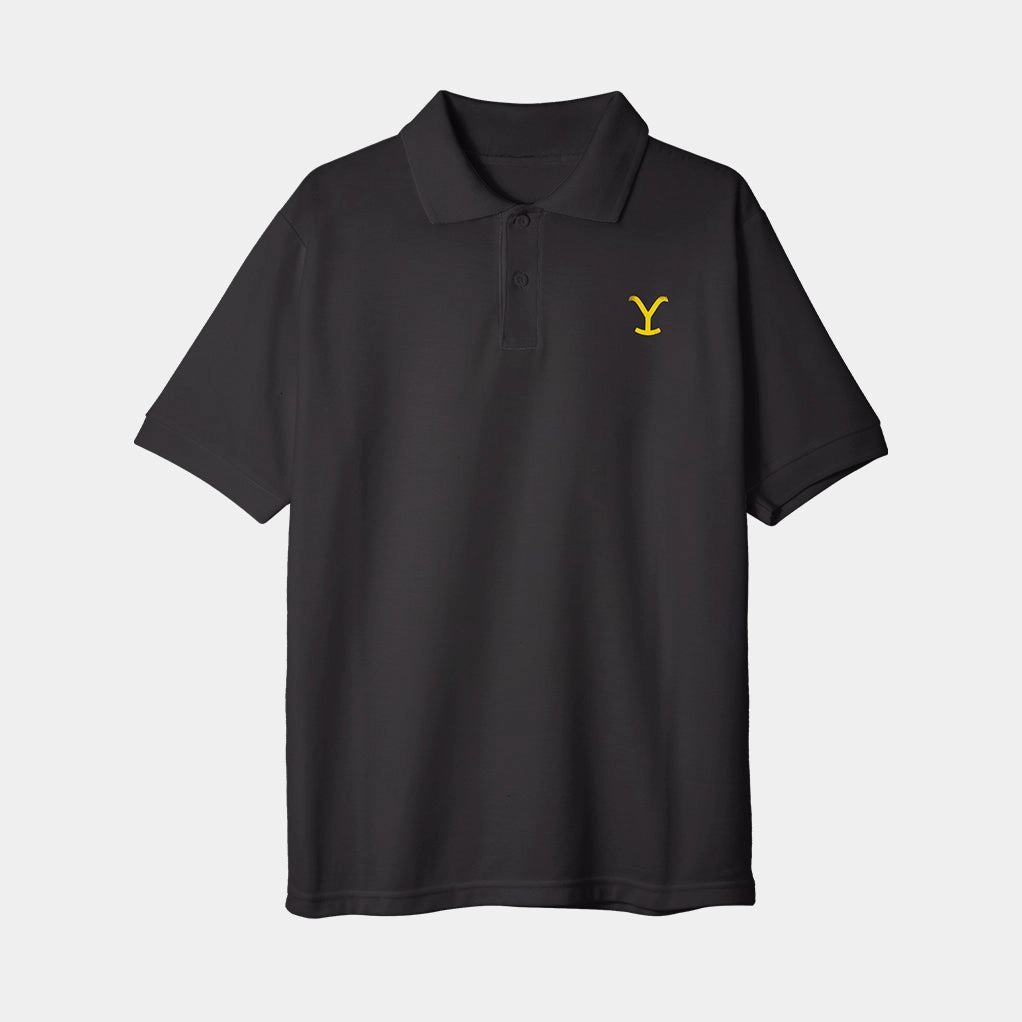 YELLOWSTONE BIG Y EMBROIDERED PIQUE' POLO LightweightConstruction Outdoor Wear