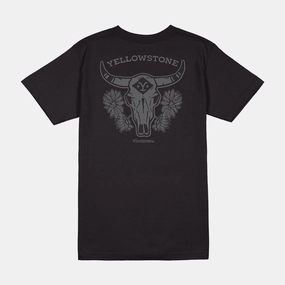 Warm Layer QuickDry Performance YELLOWSTONE BULL SKULL VINTAGE SHIRT