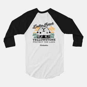 YELLOWSTONE THE RANCH RAGLAN Winter Hoodie LayeredCollar