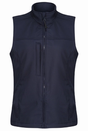 Regatta Womens Flux Softshell Bodywarmer Abrasion Resistant Surface Office Wear