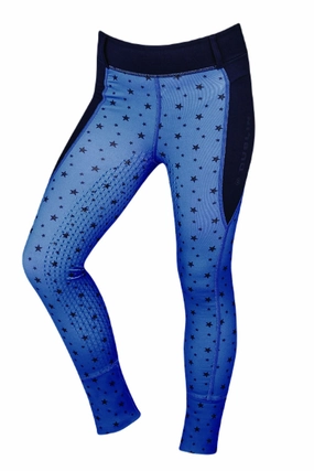 Dublin Childrens Printed Cool It Everyday Riding Tights Base Layer Casual Layering