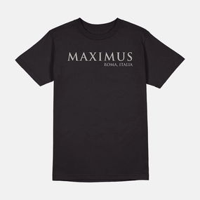 GLADIATOR MAXIMUS ROMA SHIRT Reinforced Shoulder Panels Drop Shoulder Cut