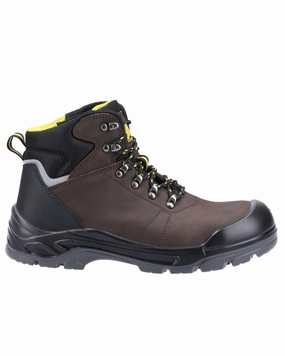 Amblers Safety AS203 Laymore Water Resistant Leather Safety Boots Insulated Hiking Trails Stable base