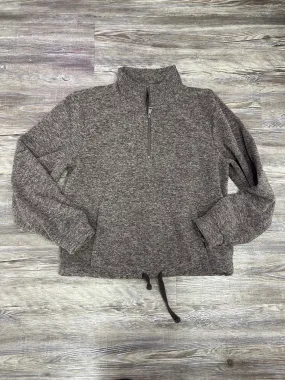 Flexible Cuffs Neutral Tones Look Athletic Jacket By Beyond Yoga In Brown, Size: S