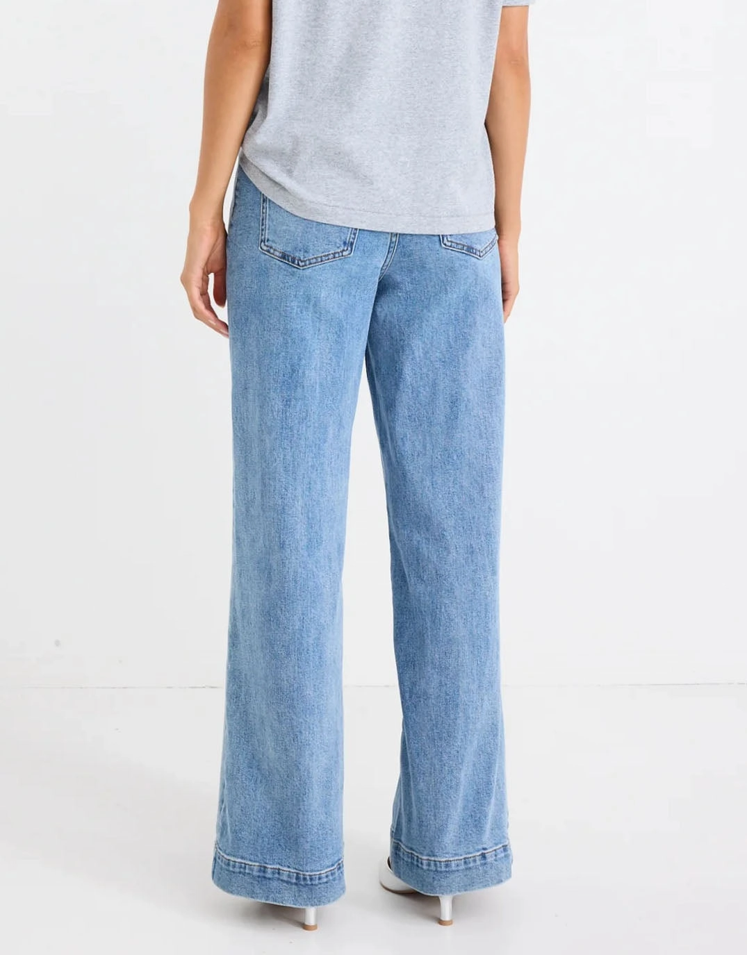 Comfy Streetwear Fan Music Event Zoey High Rise Stretch Denim Jean - Signature Blue